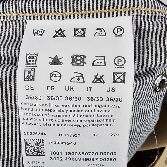 Hugo Boss Alabama Lightweight 5-Pocket Chino Style Casual Pants Biege/Tan 36x30 - Picture 13 of 13